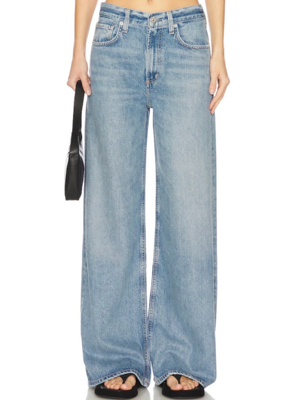 Citizens Of Humanity Light Wash, Paloma Baggy, Wide-Leg Jeans